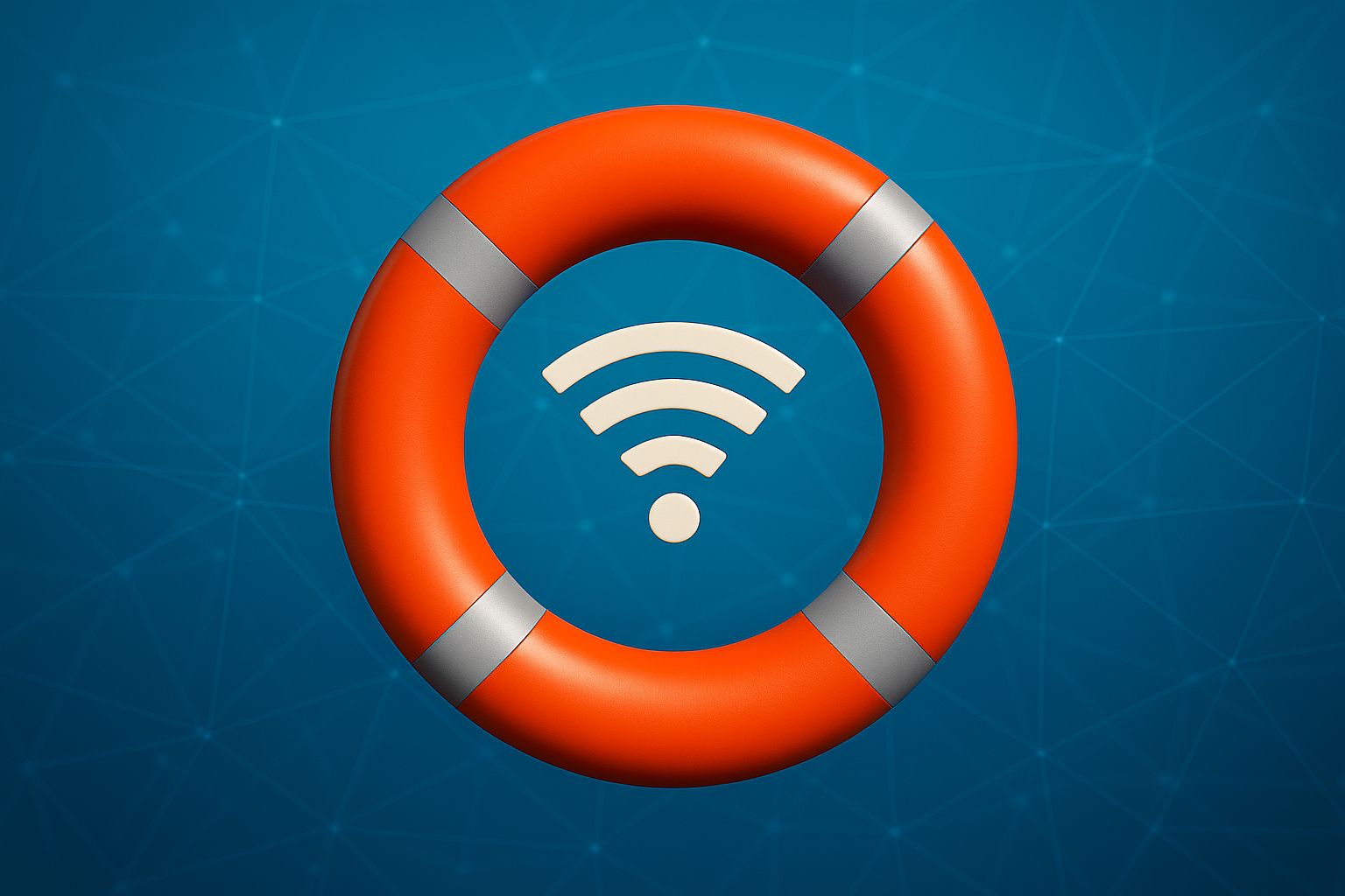 Rettungsring mit W-Land