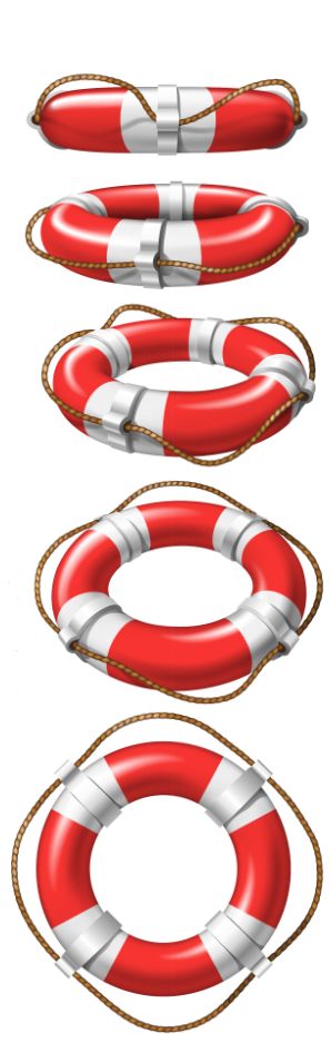 Rettungsringe Uunterienander